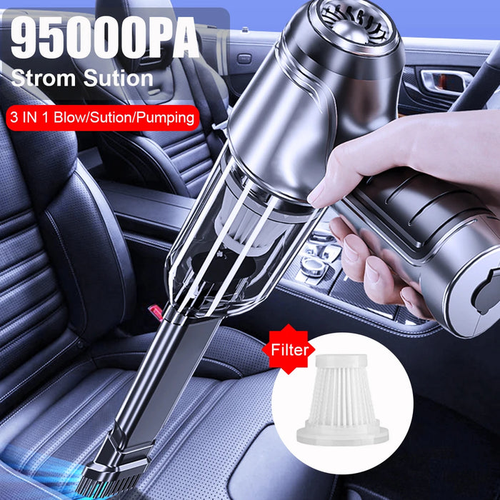 Car Vacuum Cleaner with 95000PA Strong Suction