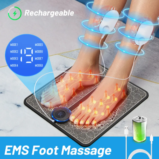 Electric EMS Foot Massager Pad