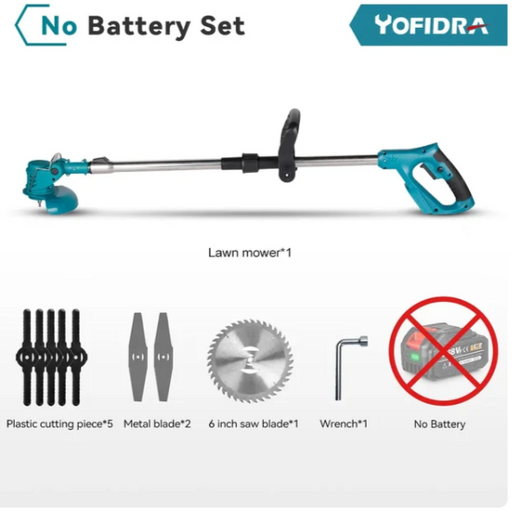 Yofidra 12000RPM Electric Folding Lawn Mower