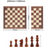 Foldable Wood Magnetic Chess Board Set