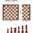 Foldable Wood Magnetic Chess Board Set