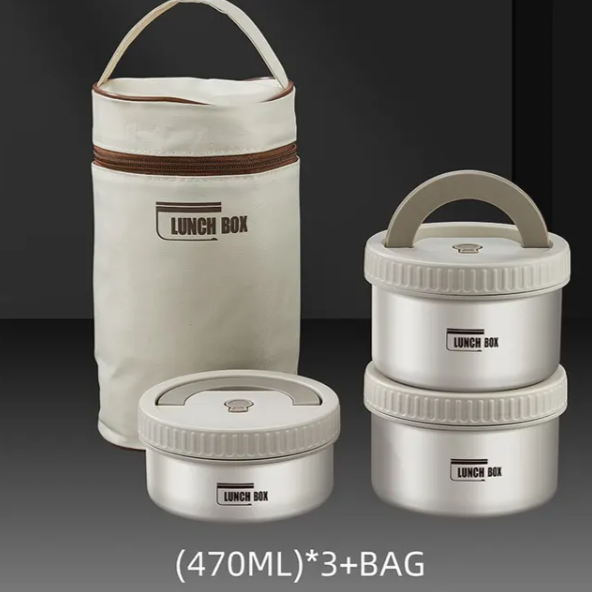 Lunch Box Portable Insulated Lunch Container Set