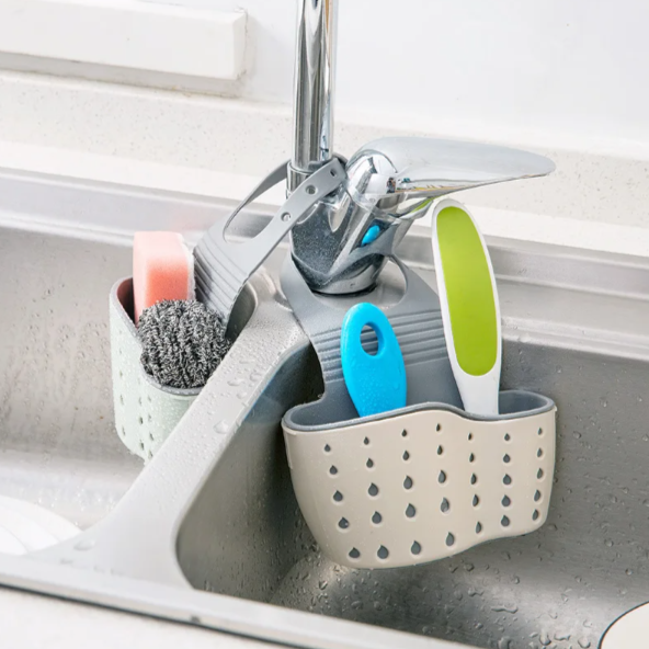 Soap Sponge Drain Rack Sink Shelf