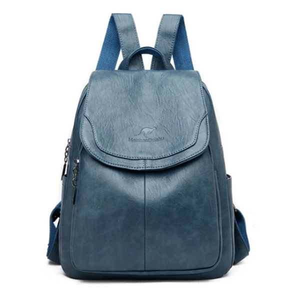 10 Color Women Soft Leather Backpacks