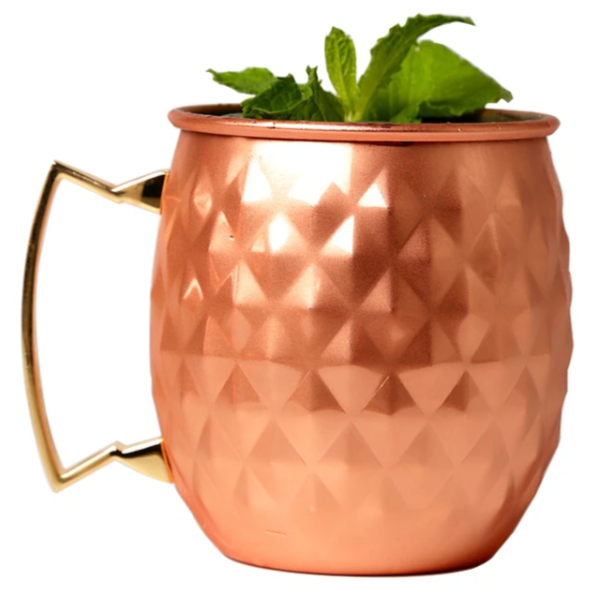 Hammered Copper Plated Stainless Steel Copper Mug