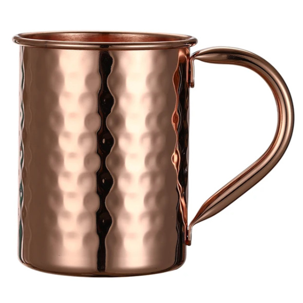 Hammered Copper Plated Stainless Steel Copper Mug