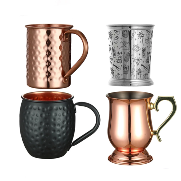 Hammered Copper Plated Stainless Steel Copper Mug