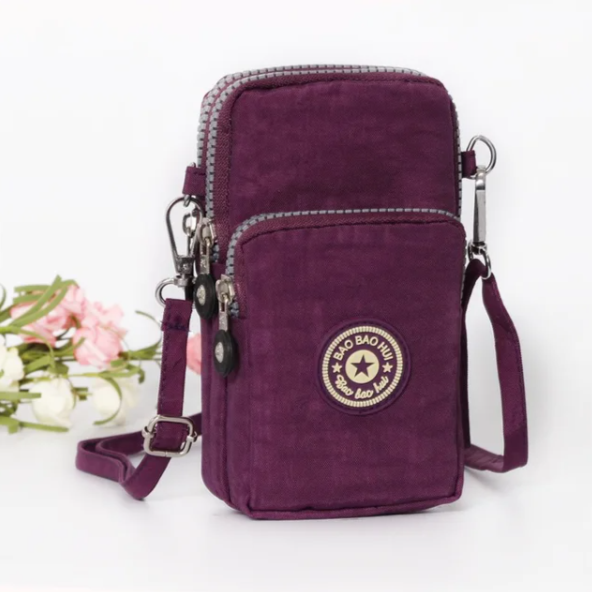 Small Shoulder Bag Nylon Women's Mobile Phone Bag