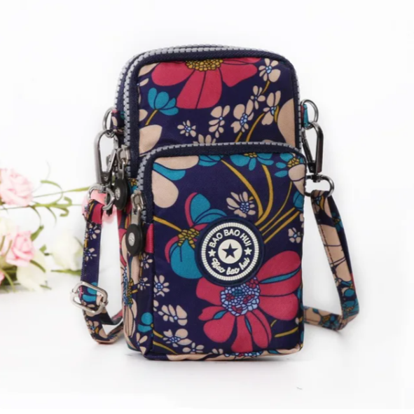 Small Shoulder Bag Nylon Women's Mobile Phone Bag