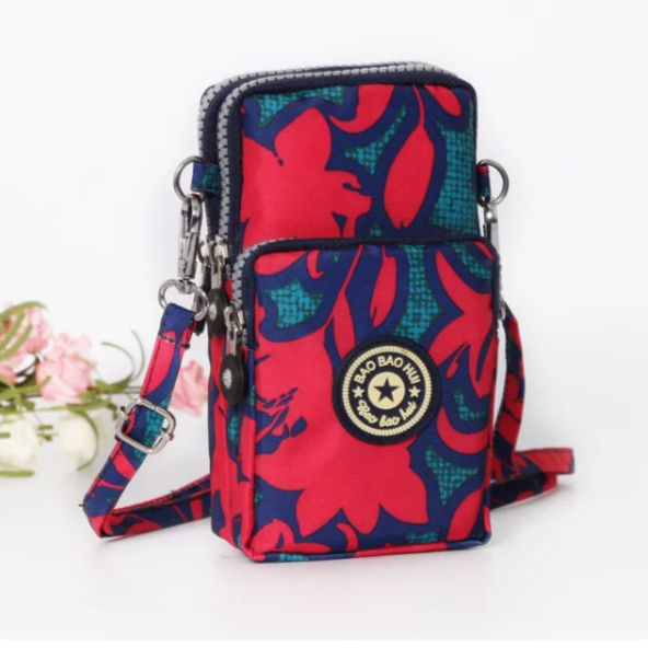 Small Shoulder Bag Nylon Women's Mobile Phone Bag