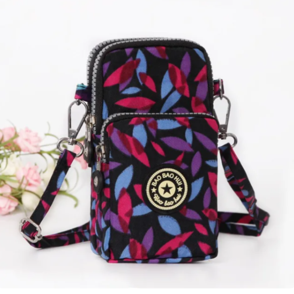 Small Shoulder Bag Nylon Women's Mobile Phone Bag