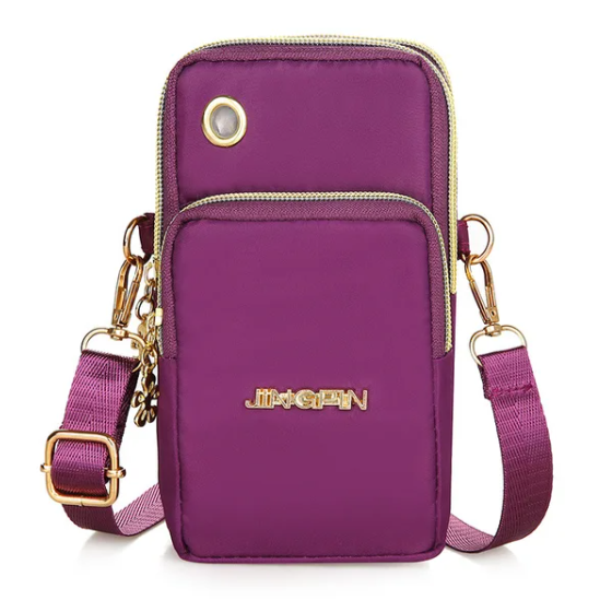 Small Shoulder Bag Nylon Women's Mobile Phone Bag