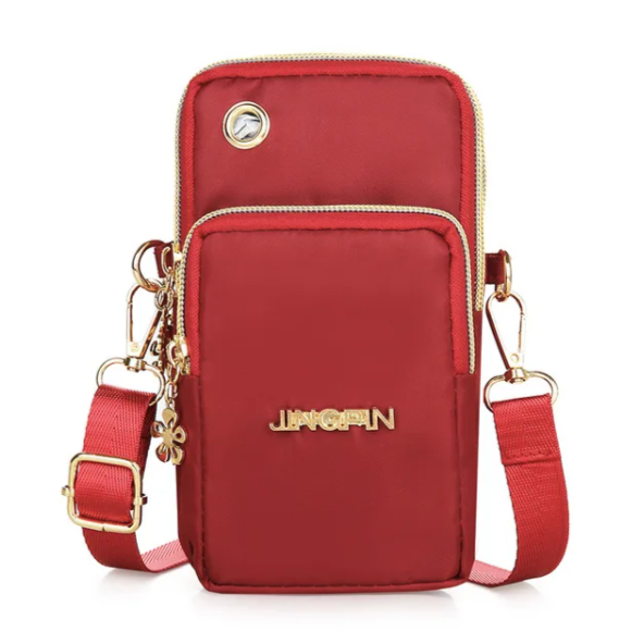 Small Shoulder Bag Nylon Women's Mobile Phone Bag