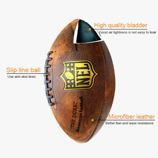 Official Size American Football Rugby Ball