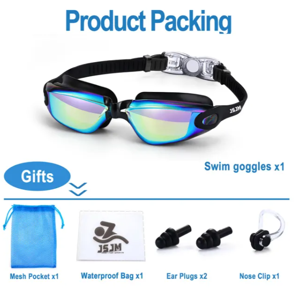 JSJM New Professional Adult Swimming Goggles