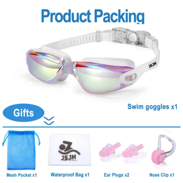 JSJM New Professional Adult Swimming Goggles