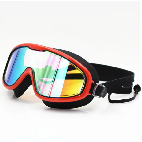 Big Frame Professional Swimming Waterproof Soft Silicone Glasses