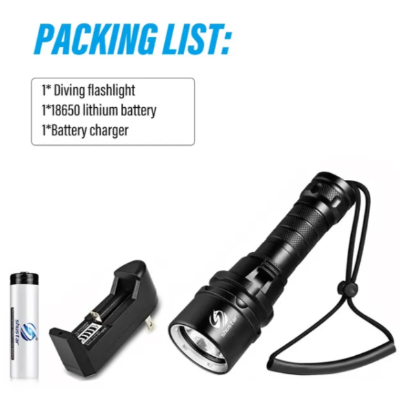 High Power Diving Flashlight