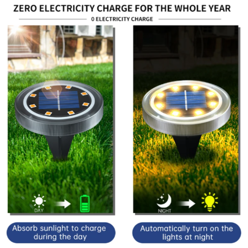 Solar Powered Ground Lights