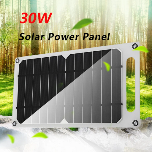 30W Foldable Portable Solar Plate