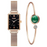 Gaiety Brand Women's Fashion Square Quartz Watch