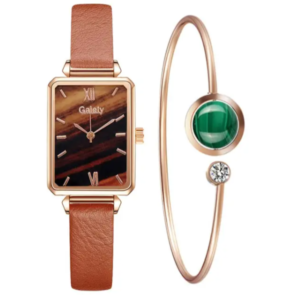 Gaiety Brand Women's Fashion Square Quartz Watch