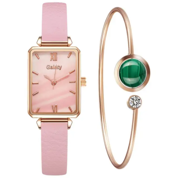 Gaiety Brand Women's Fashion Square Quartz Watch