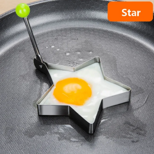 Stainless Steel 5 Style Fried Egg Pancake Shaper Omelette Mold