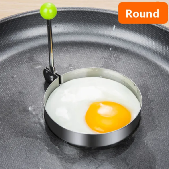 Stainless Steel 5 Style Fried Egg Pancake Shaper Omelette Mold