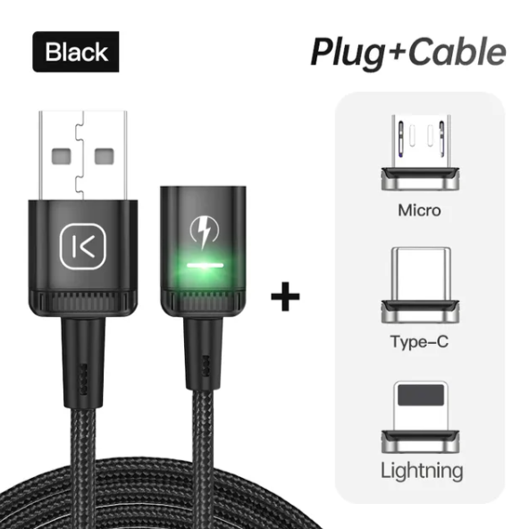 KUULAA LED Magnetic USB Cable 9 (Lenght 0.5m)