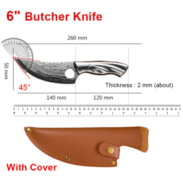 Forged Butcher Knife