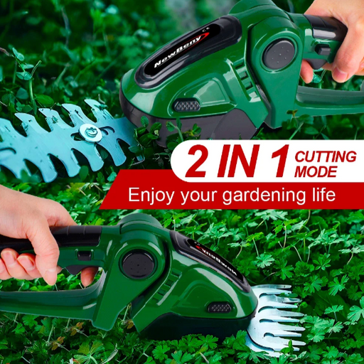 Yofidra 24V 2-in-1 Electric Hedge Trimmer