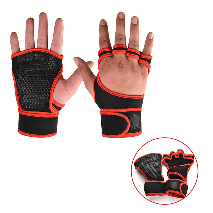 1 Pair Weightlifting Training Gloves for Men and Women