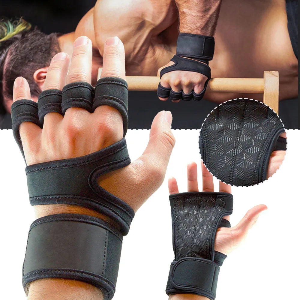 1 Pair Weightlifting Training Gloves for Men and Women