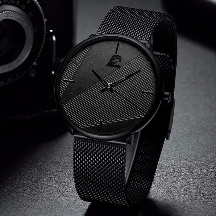 2023 Minimalist Men's Fashion Ultra-thin Watch