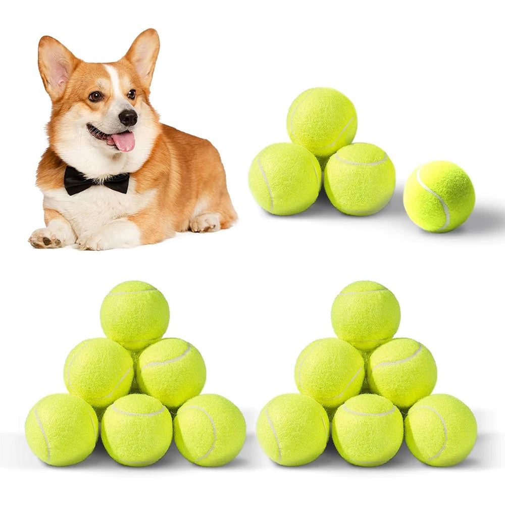 6 pcs 5cm Tennis Balls for Dog Tennis Launcher