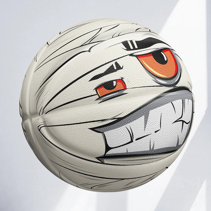 Durable Rubber Basketball Size 7 with Eyes and Tooth Design