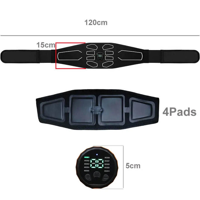 120cm Abdominal Massager Waist Belt