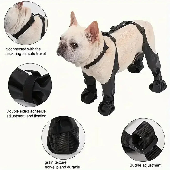 Waterproof Adjustable Pet Dog Boots