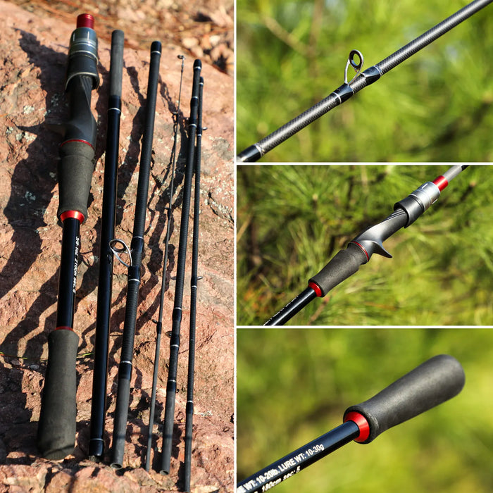 Sougayilang Carbon Fiber Lure Fishing Rod