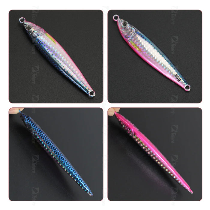 TOLU 2024 NEW 3D Printed Fast Sinking Metal Jig Lure