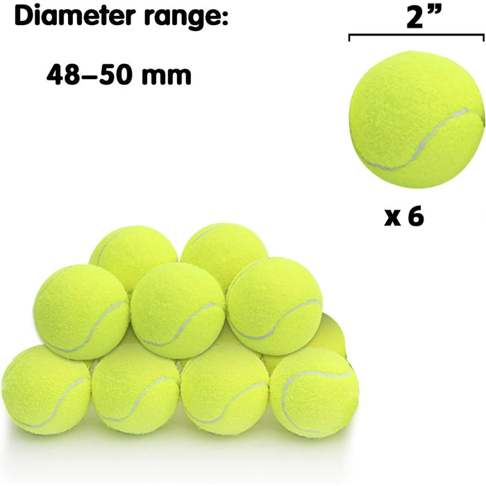 6 pcs 5cm Tennis Balls for Dog Tennis Launcher