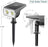 48 LEDs Solar Landscape Spotlights