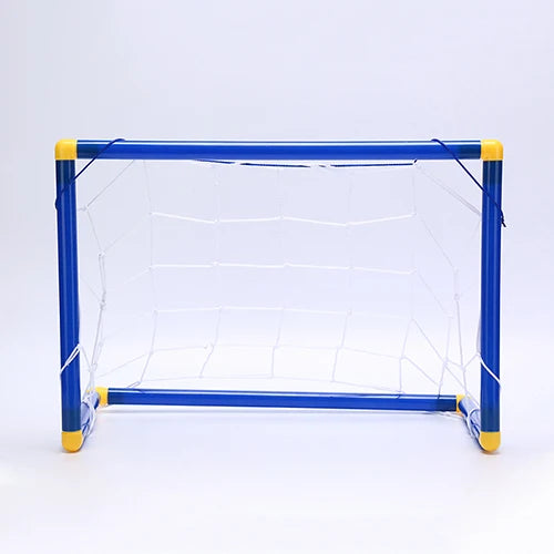 Mini Football Soccer Goal Post Net Set with Pump