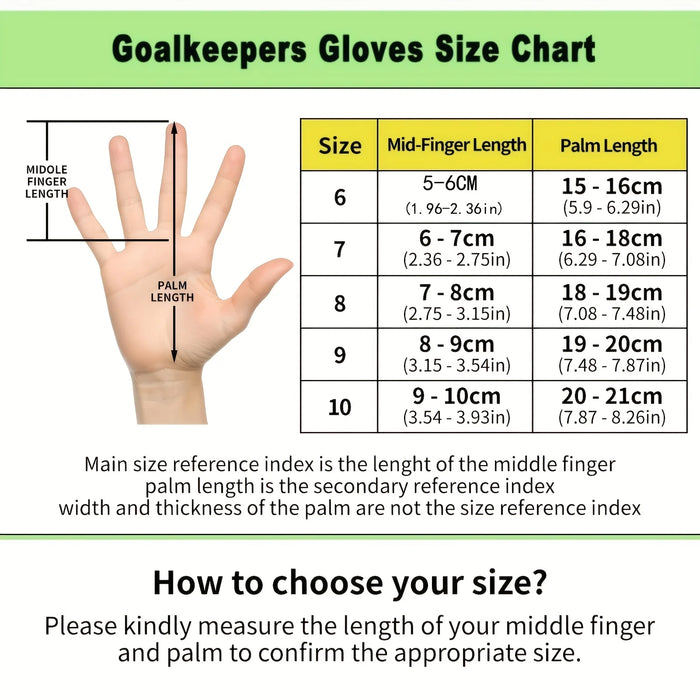 Soccer Goalie Gloves Youth & Adults