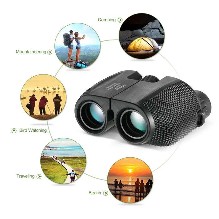 10x25 HD Mini Portable Binoculars