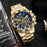 Rock Heavy Popular Big Dial Men's Quartz Watch