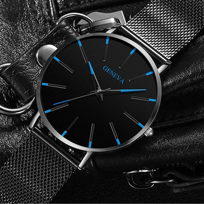 Top Brand Fashion Minimalist Ultra-thin Men's Business Watch