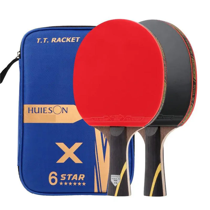 HUIESON 6 Star Carbon Table Tennis Set