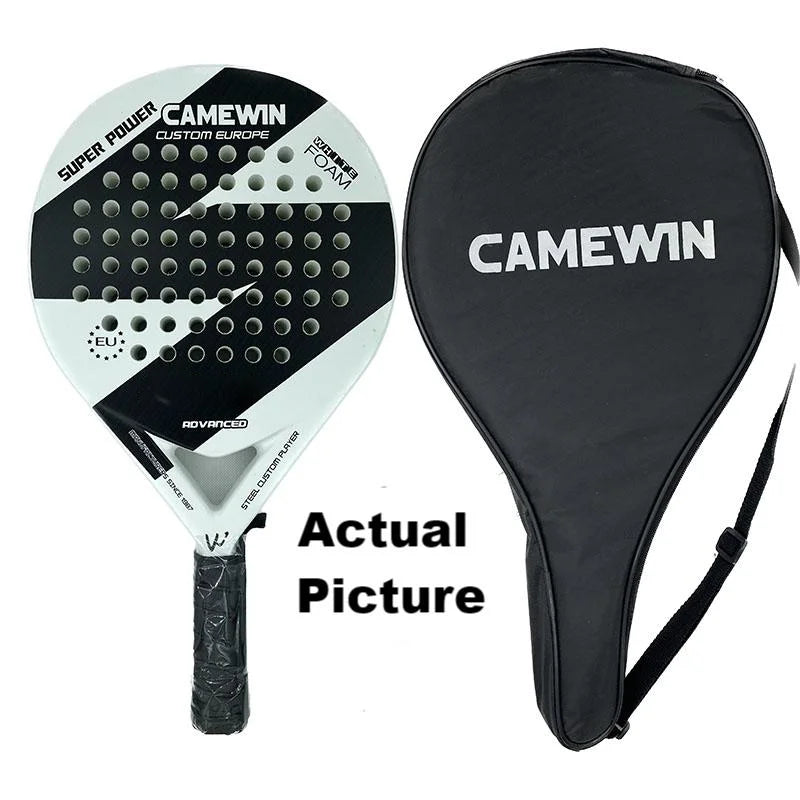 Kaiwei Blue and White Beach Tennis Racquet - 50% Carbon